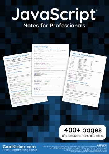 javascript notes books professionals programming pdf beginners goalkicker read jpralves technologies development modern kaynak linksynergy