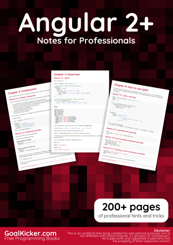 Angular 2+ Book preview