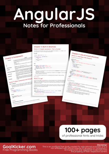 AngularJS Book preview