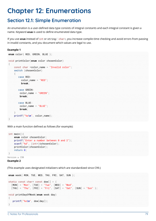 Free C Programming Book