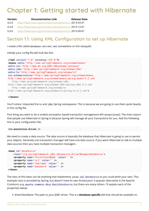 Hibernate Example Page 1