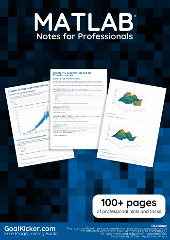 MATLAB® Book preview