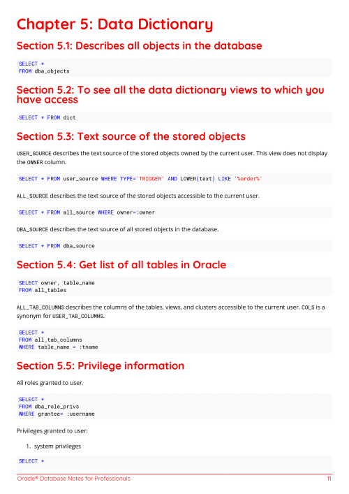 Oracle® Database Example Page 1