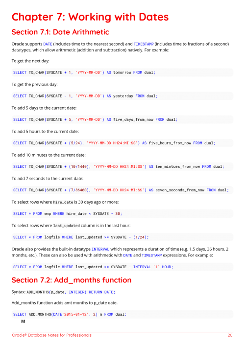 Oracle® Database Example Page 2