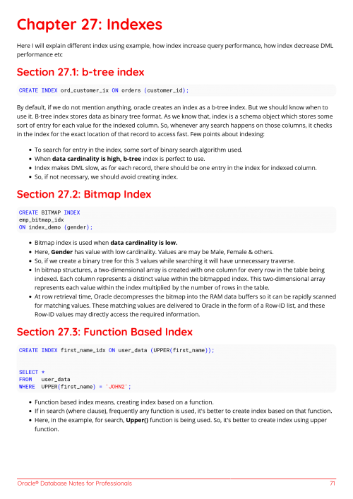 Oracle® Database Example Page 4