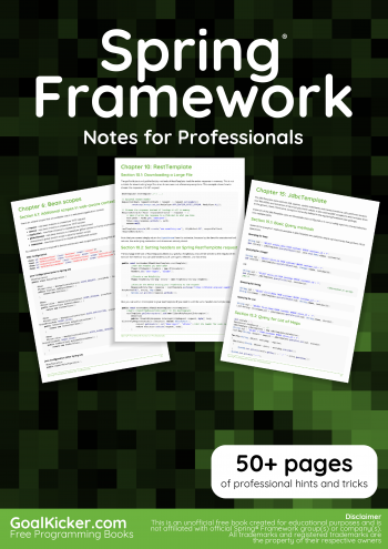 Spring® Framework Book preview