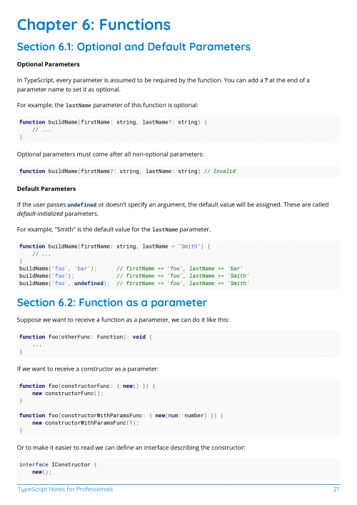 TypeScript Example Page 1