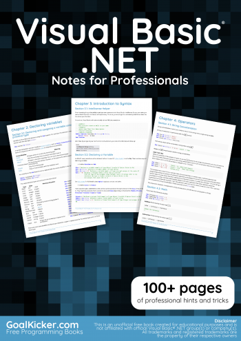 Visual Basic® .NET Book preview